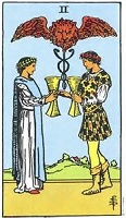 Two of Cups Tarot Card