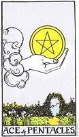 Ace of Pentacles Tarot Card