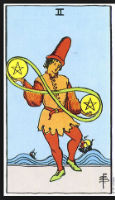Two of Pentacles Tarot Card