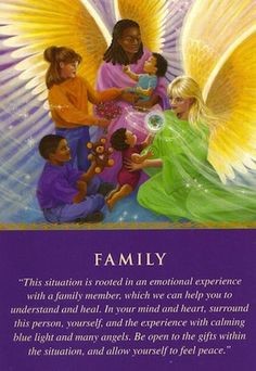 The Family Angel Card