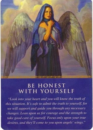 Be Honest with Yourself Angel Card